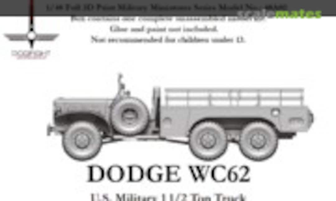 1:48 Dodge WC62 U.S. Military 1-1/2 Ton Truck 6X6 Cargo (Dogfight Workshop 48A02)