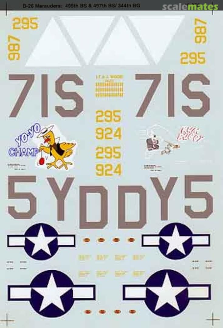 Boxart B-26 Marauders 48-953 Microscale