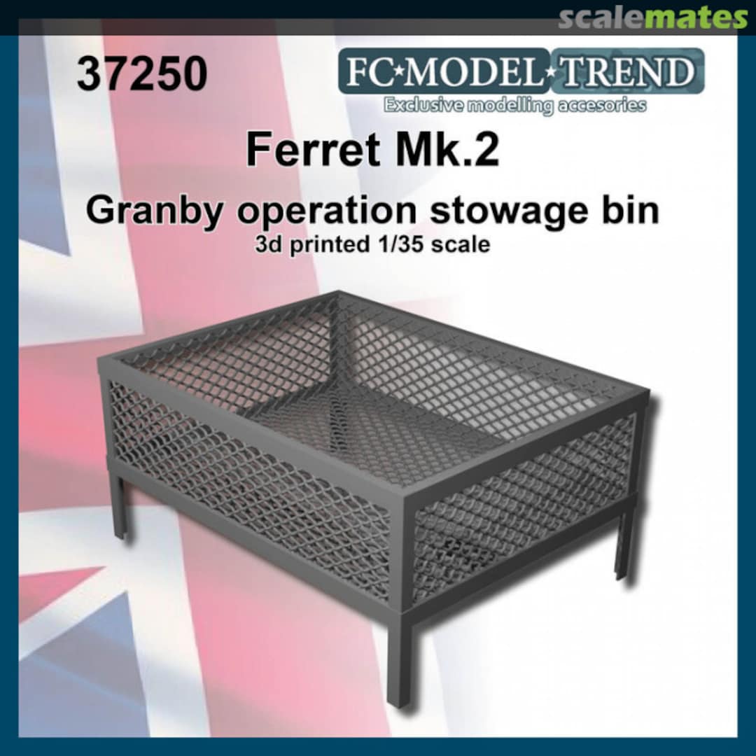 Boxart Ferret Mk.2 Operation Granby, rear stowage bin 37250 FC Model Trend