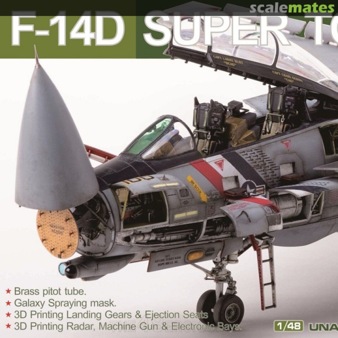 Boxart F-14D Super Tomcat detail set K48003 AMK Kits