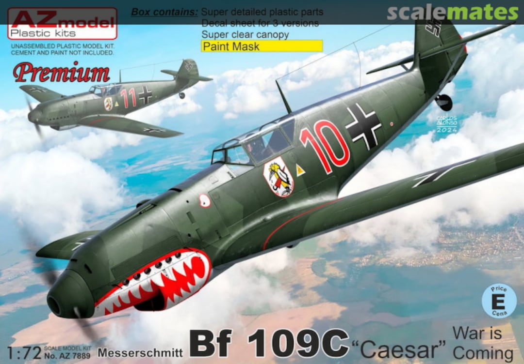 Boxart Messerschmitt Bf 109C "Ceasar" AZ7889 AZmodel