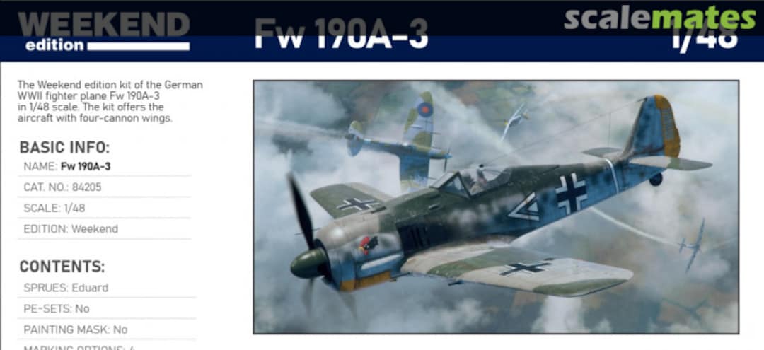 Boxart FW-190A-3 84205 Eduard