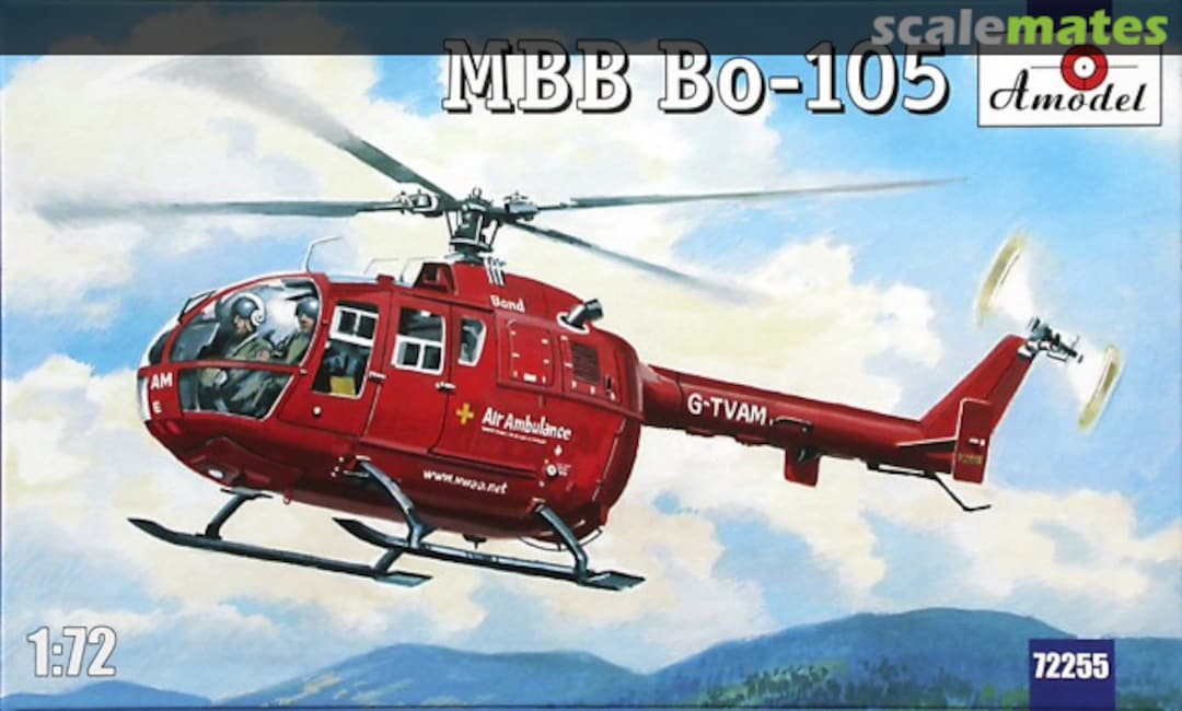 Boxart MBB Bo-105 72255 Amodel