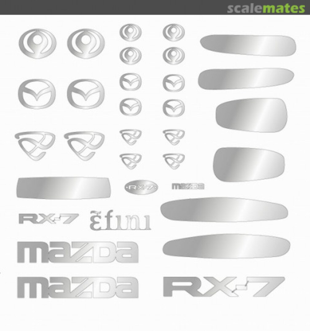 Boxart MAZDA RX-7 Sticker MS-052 A+ Club