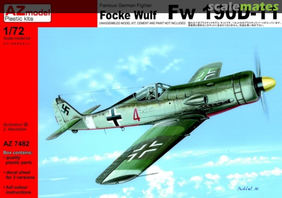 Boxart Focke Wulf Fw 190D-11 AZ7482 AZmodel