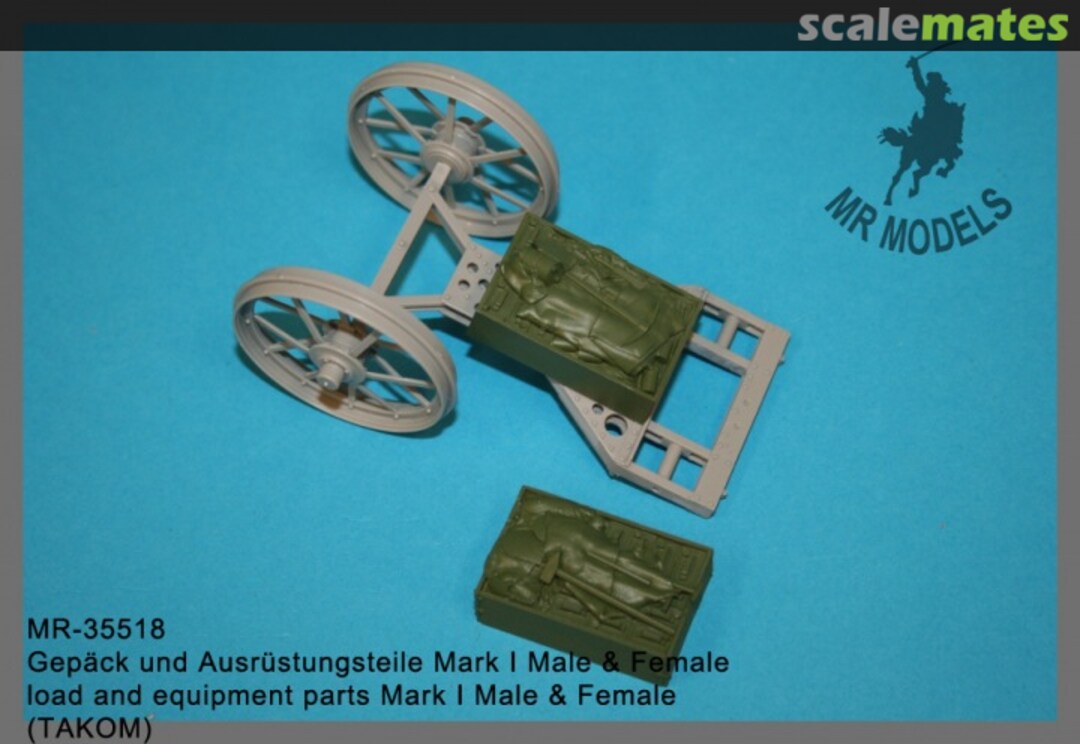 Boxart load and equipment parts Mark I Male & Female MR-35518 MR Modellbau