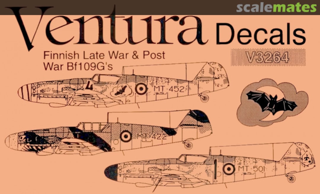 Boxart Finnish Late War & Post War Bf 109s V3264 Ventura