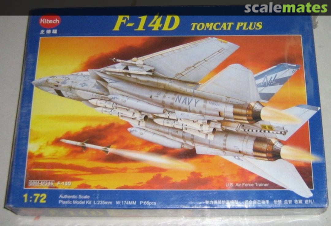 Boxart F-14D Tomcat Plus 08M-M346 Kitech