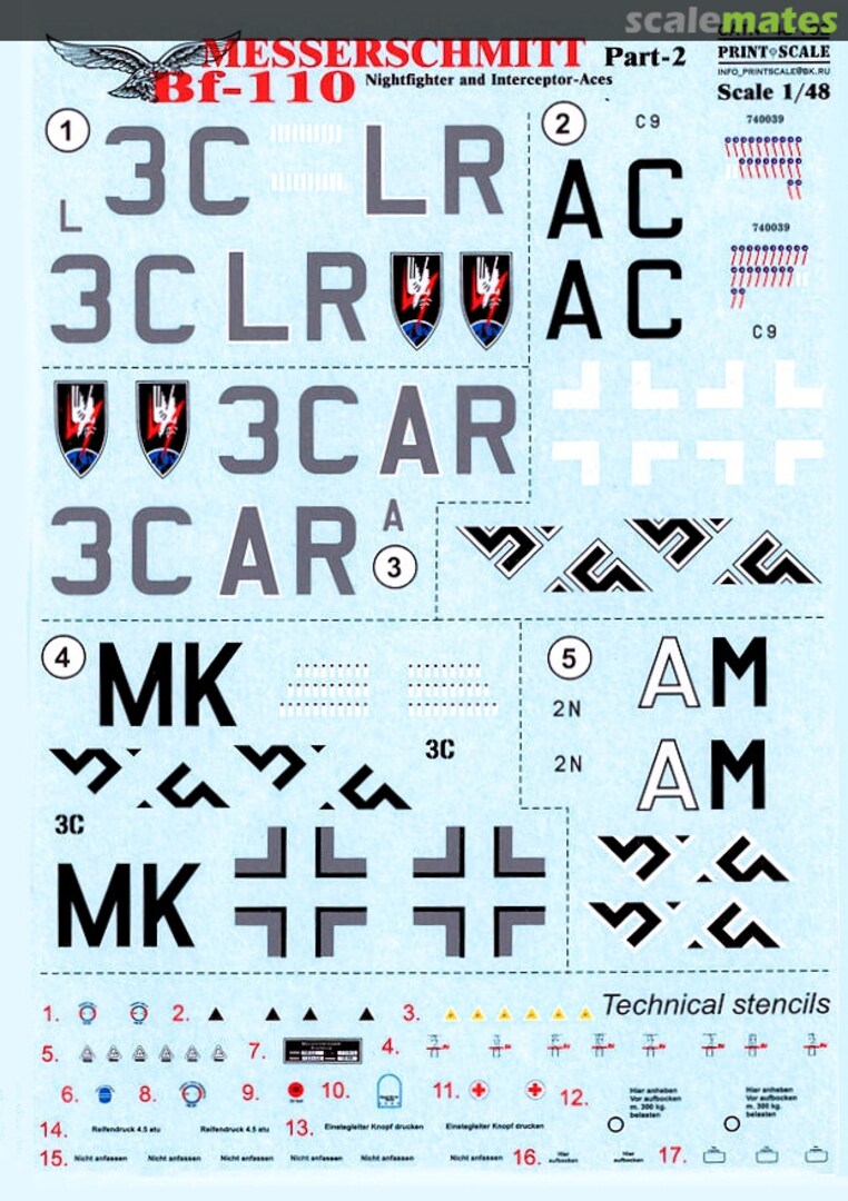 Boxart Messerschmitt Bf 110 Part 2 48-102 Print Scale