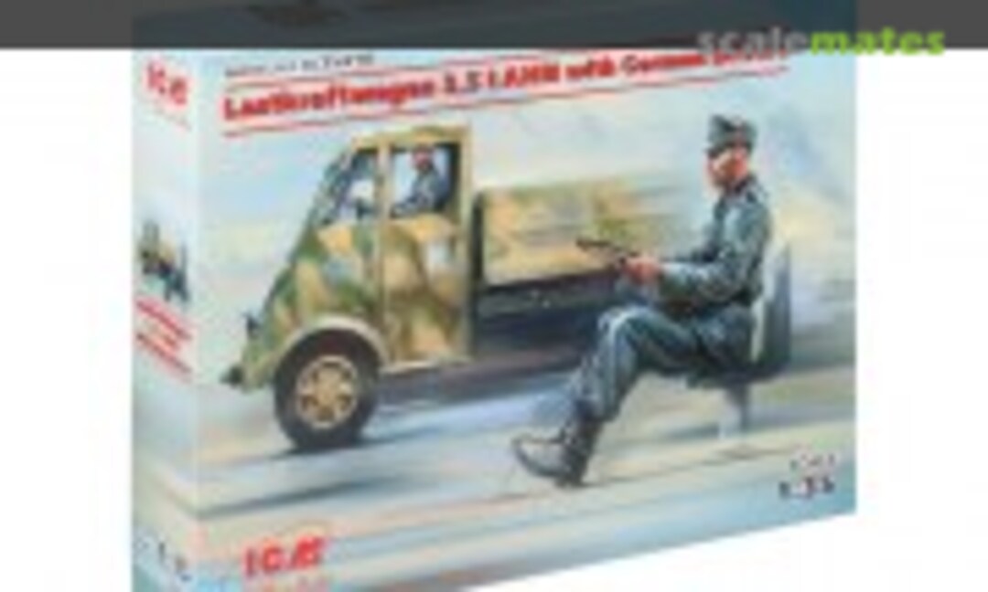 1:35 Lastkraftwagen 3.5 t AHN with German Drivers (ICM 35418)