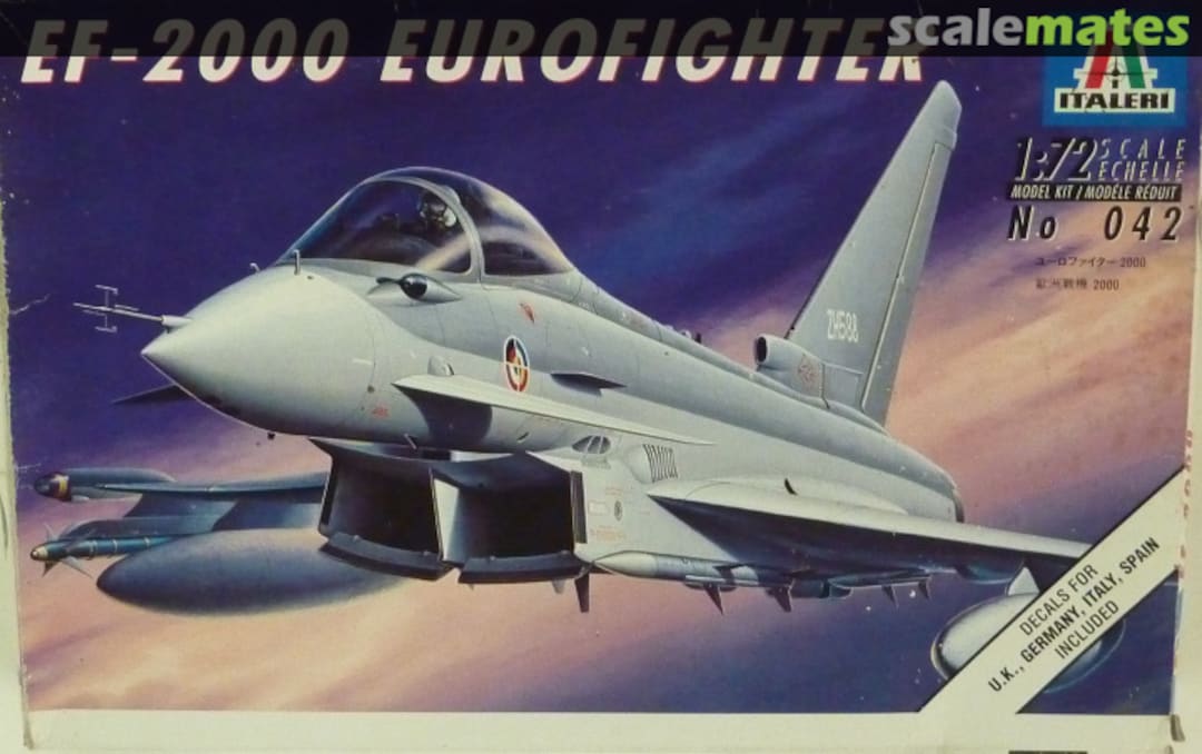 Boxart EF-2000 Eurofighter 042 Italeri