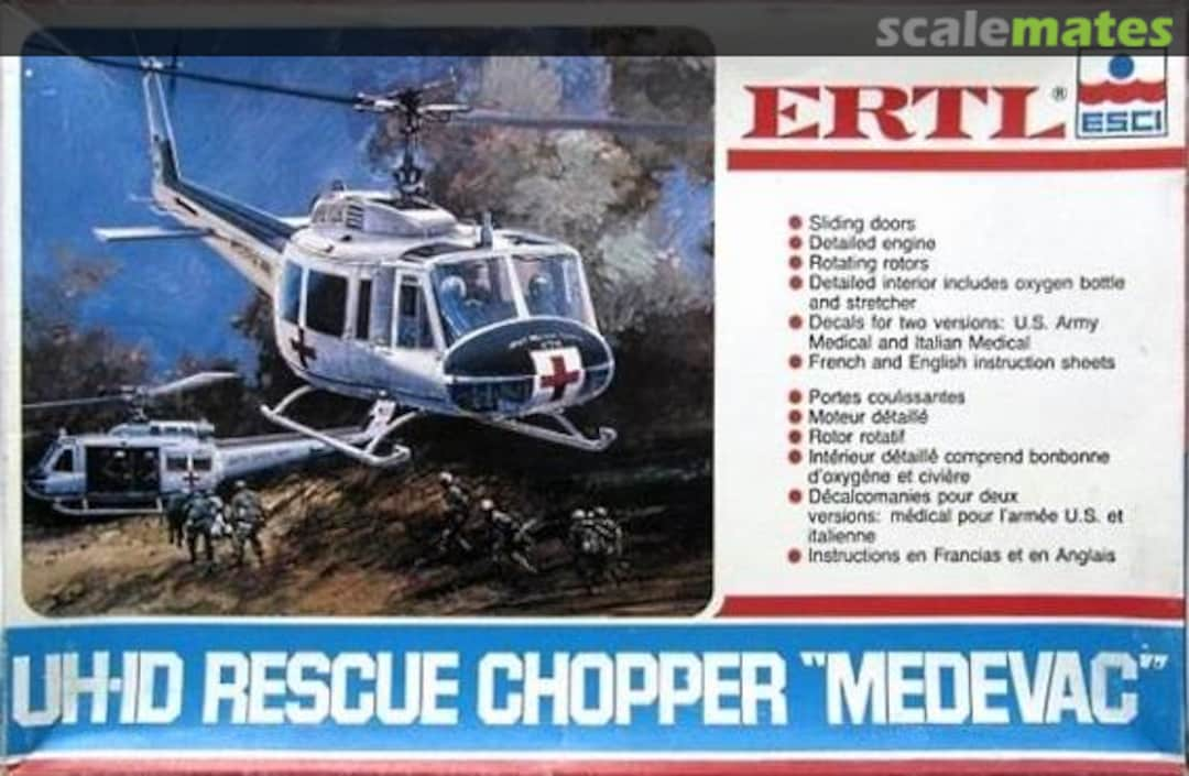 Boxart UH-1D Rescue Chopper "Medevac" 8218 ERTL