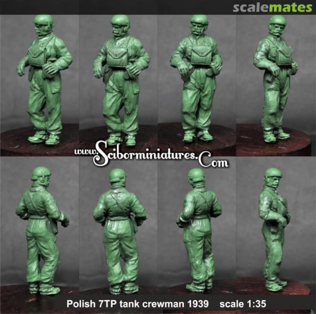 Boxart Polish 7TP Tank Crewman 35HM0046 Scibor Monstrous Miniatures