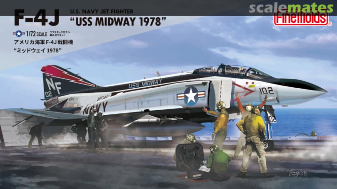 Boxart F-4J "USS Midway 1978" 72743 Fine Molds