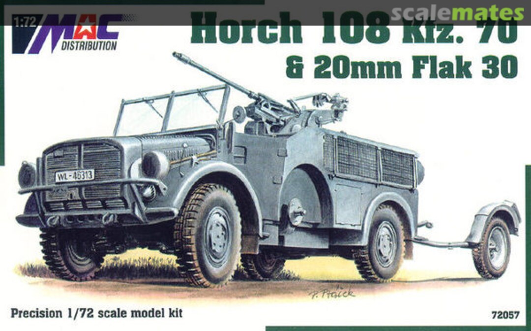 Boxart Horch 108 + 20mm Kfz.70 MAC72057 MacOne Models