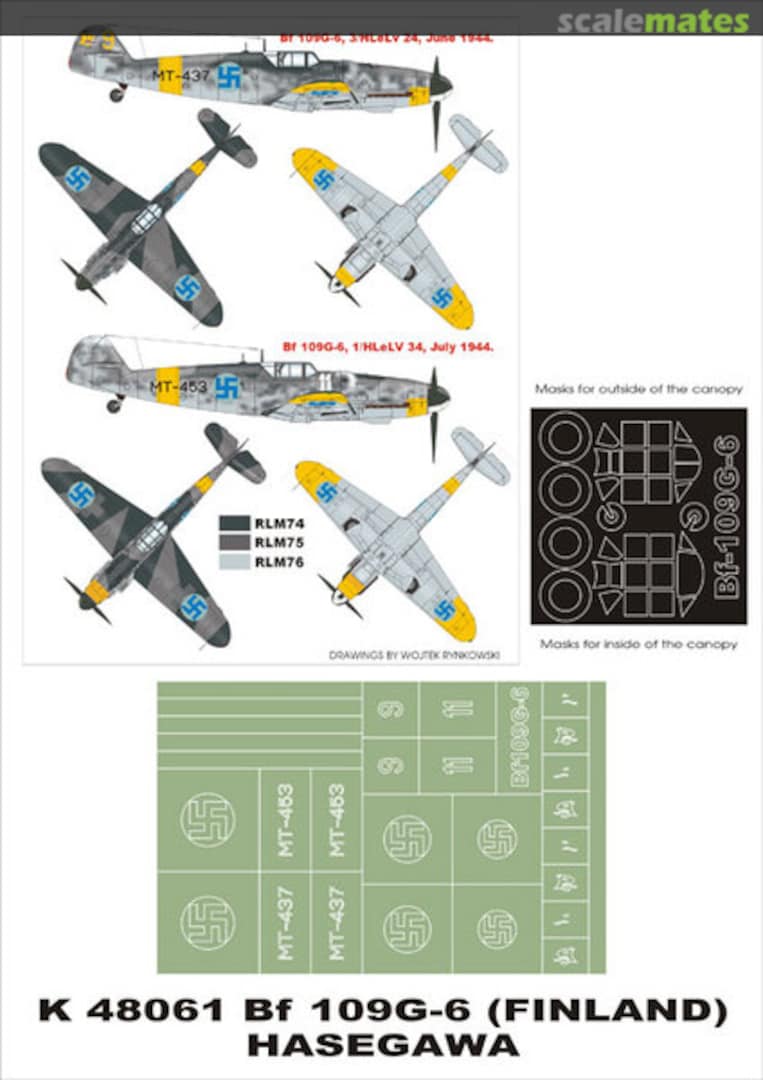 Boxart Bf 109G-6 (Finland) K48061 Montex