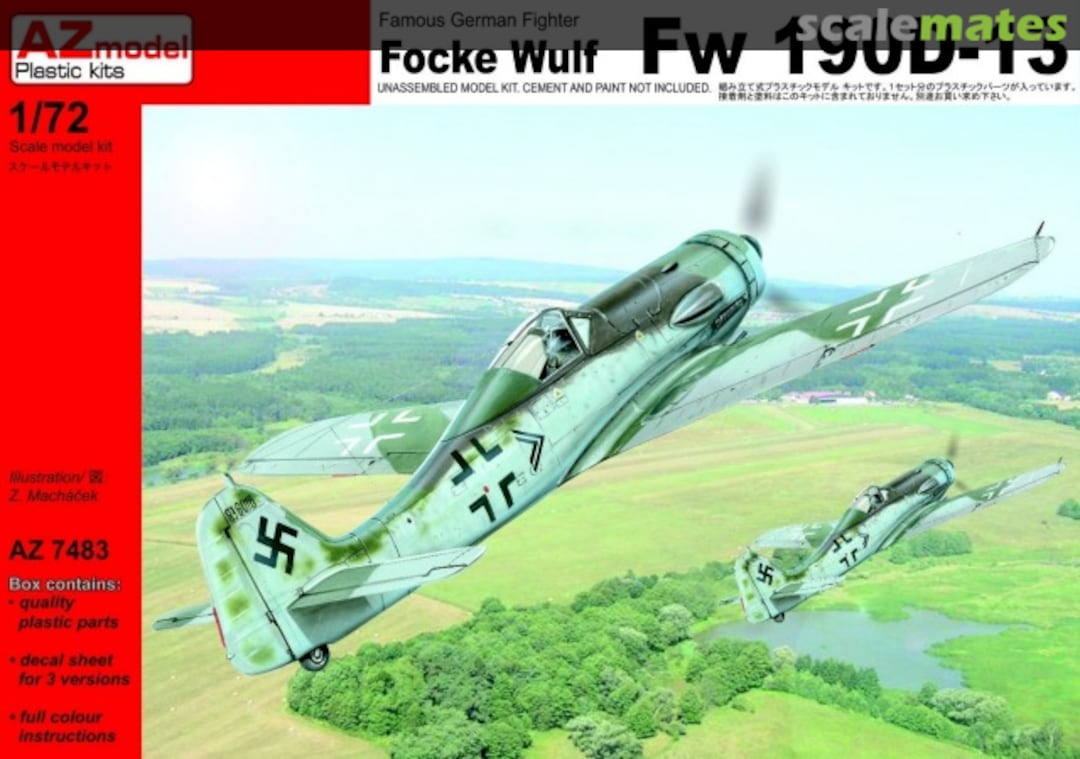 Boxart Focke Wulf Fw 190D-13 AZ7483 AZmodel