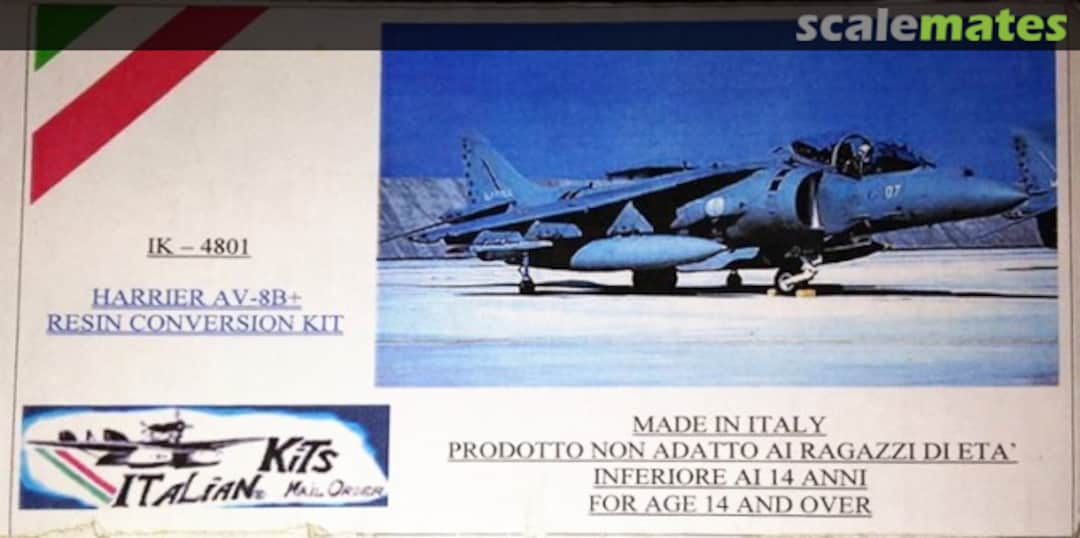 Boxart Harrier AV-8B+ IK-4801 Italian Kits