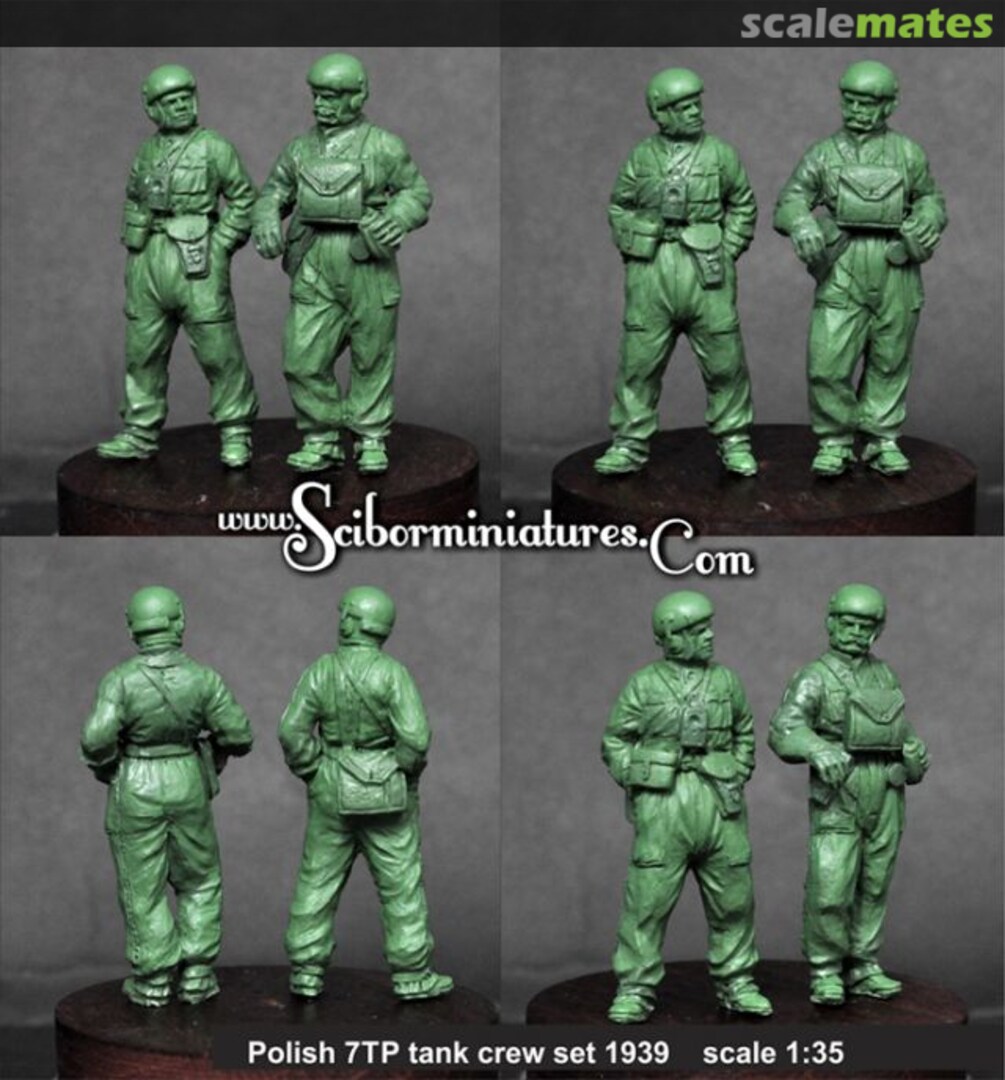 Boxart Polish 7TP Tank Crew set 35HM0047 Scibor Monstrous Miniatures