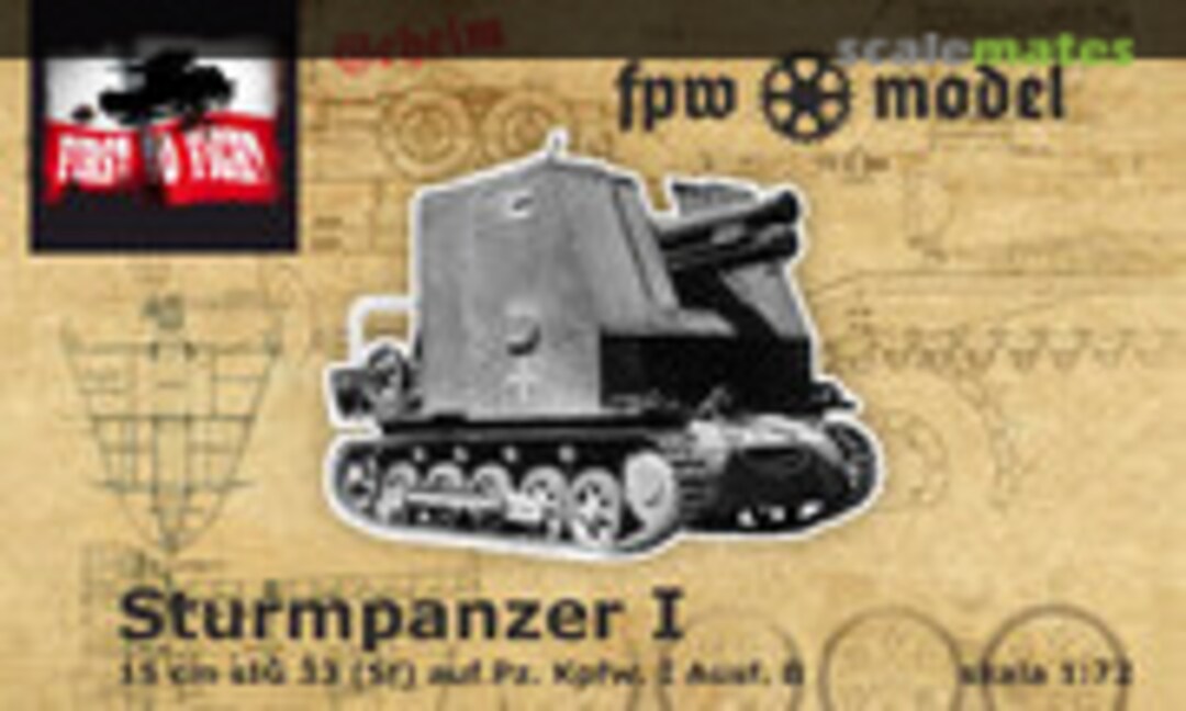 1:72 Sturmpanzer I 15cm sIG 33 (Sf) auf Pz. Kpfw. I Ausf. B (FPW Model 72019)