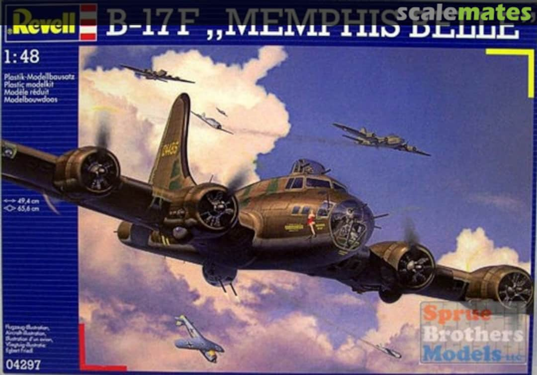 Boxart B-17F "Memphis Belle" 04297 Revell