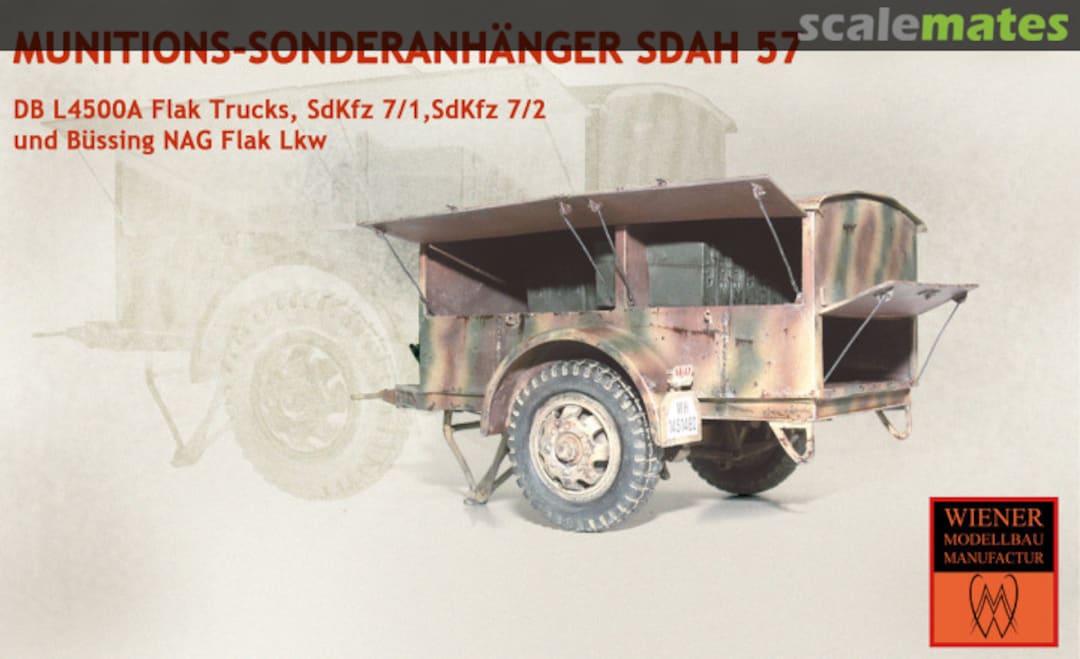 Boxart Munitions-Sonderanhänger SdAh 57 WMM35005 Wiener Modellbau Manufactur