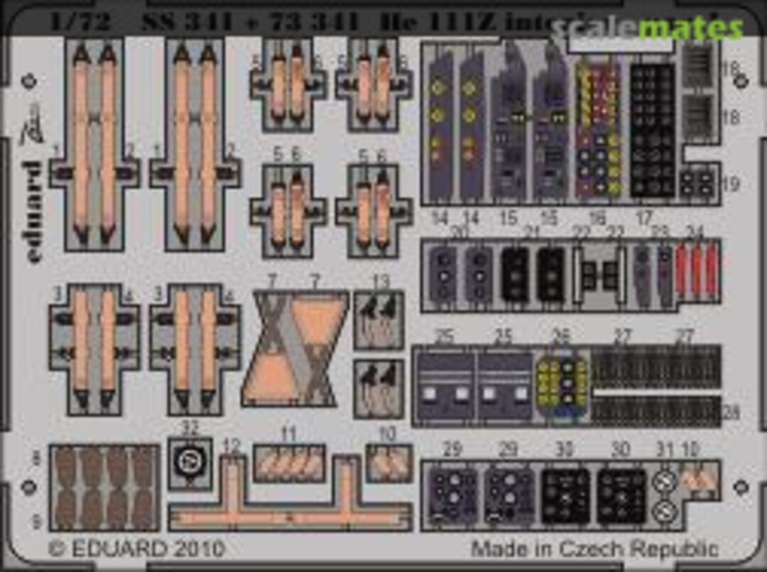 Boxart He 111Z interior 73341 Eduard