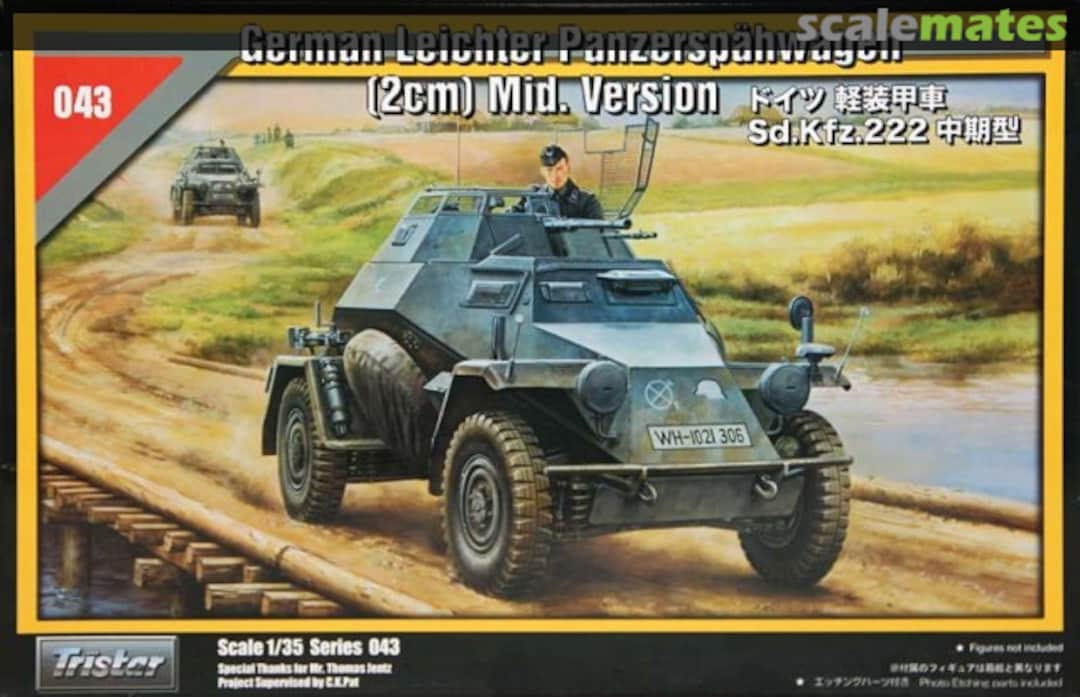 Boxart Panzerspähwagen (2cm) Sd.Kfz.222 35043 Tristar