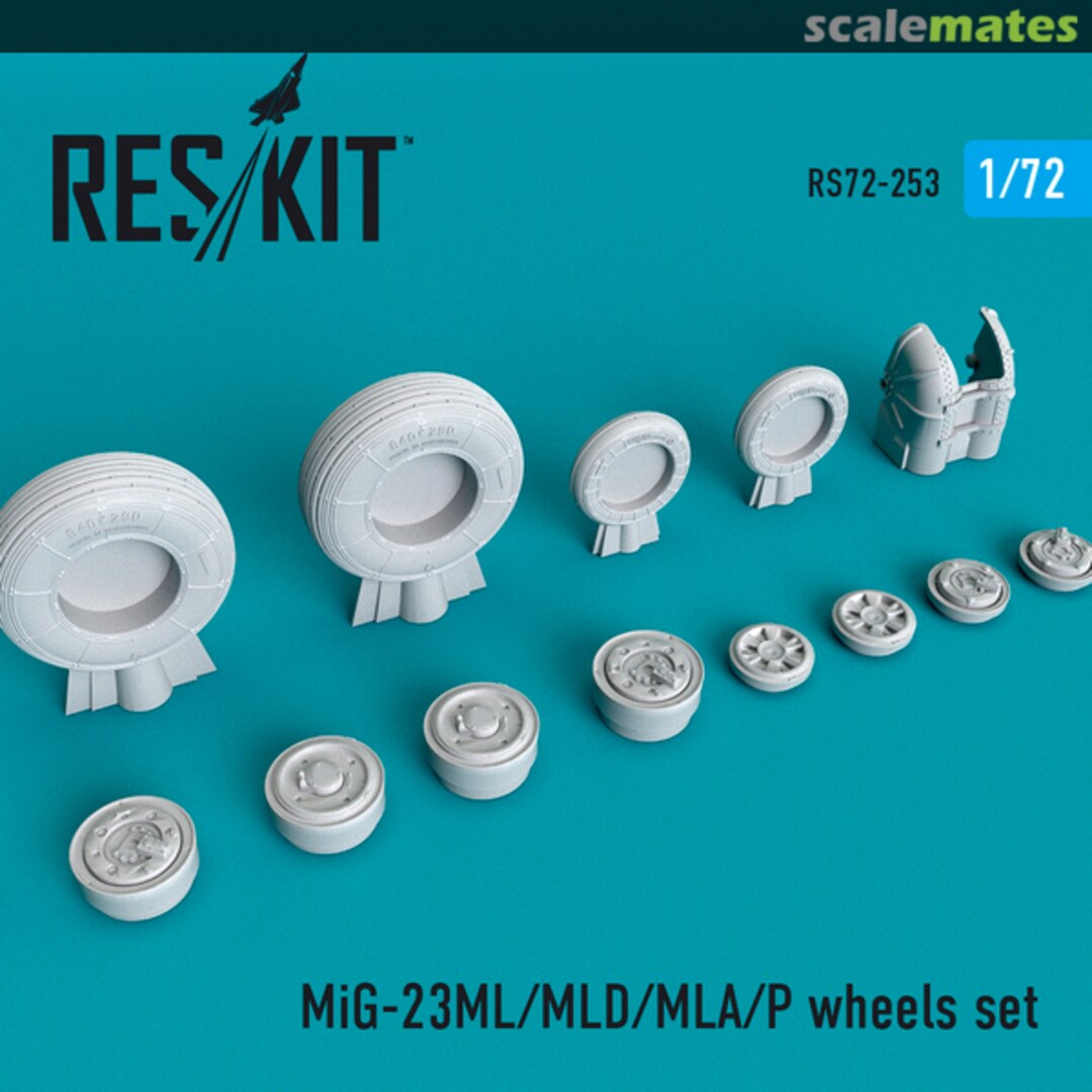 Boxart MiG-23ML/MLD/MLA/P wheels set RS72-0253 ResKit