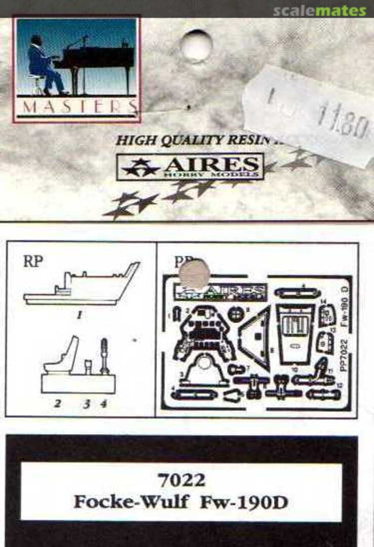 Boxart Focke Wulf Fw 190D cockpit set 7022 Aires