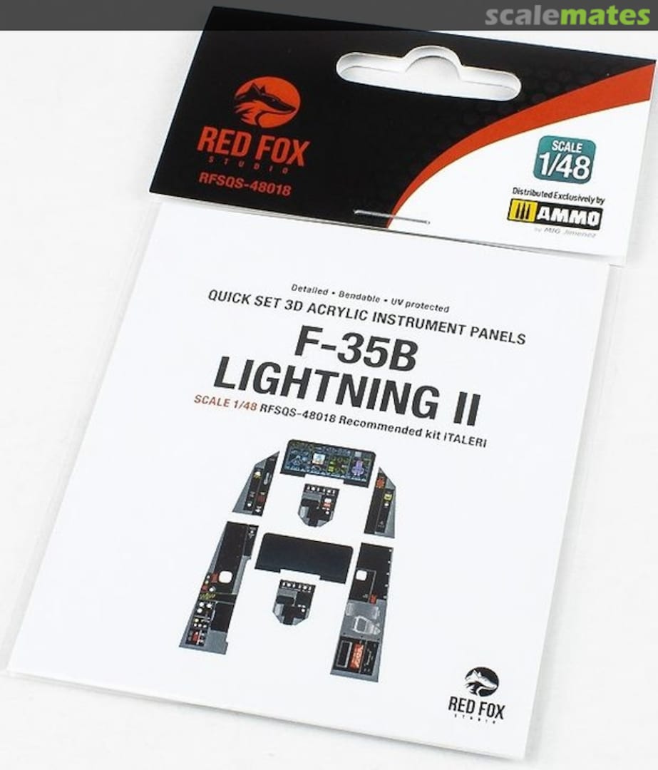 Boxart F-35B Lightning II RFSQS-48018 Red Fox Studio