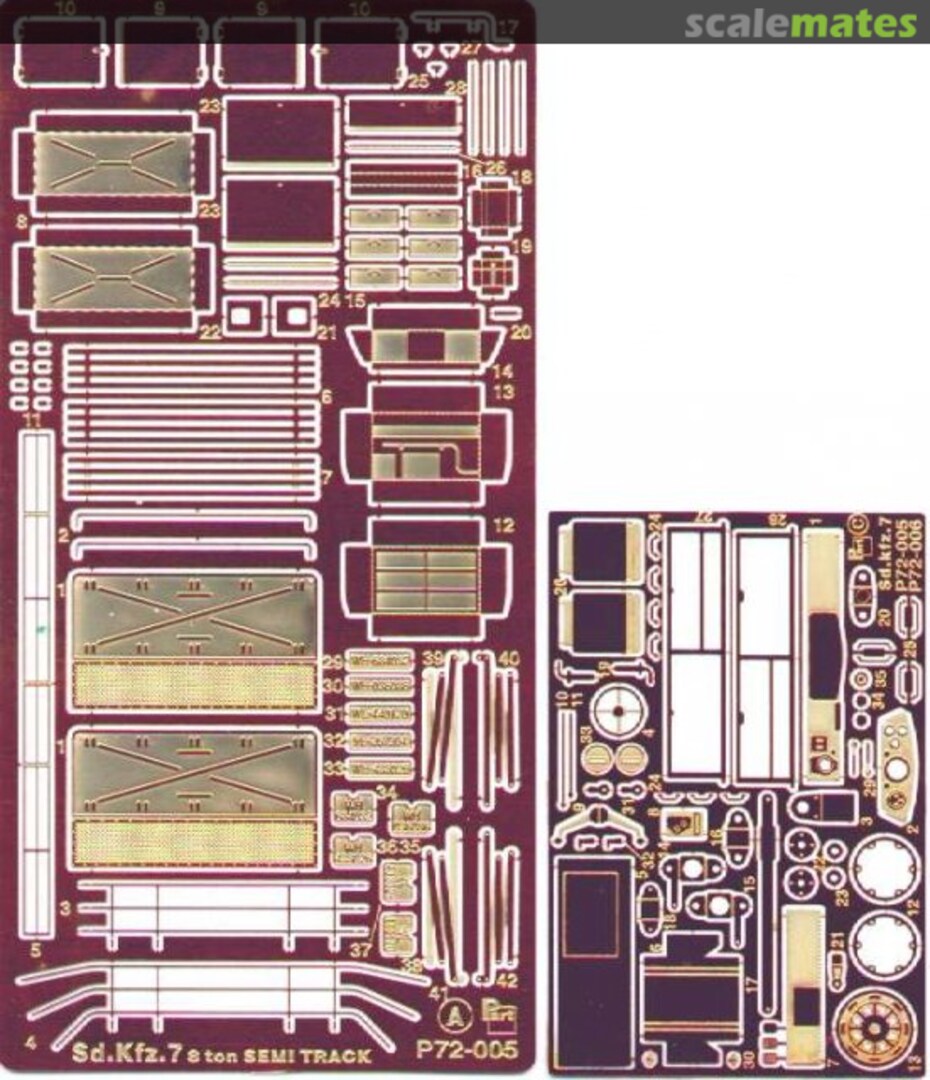 Boxart Sd.Kfz.7 P72-005 Part