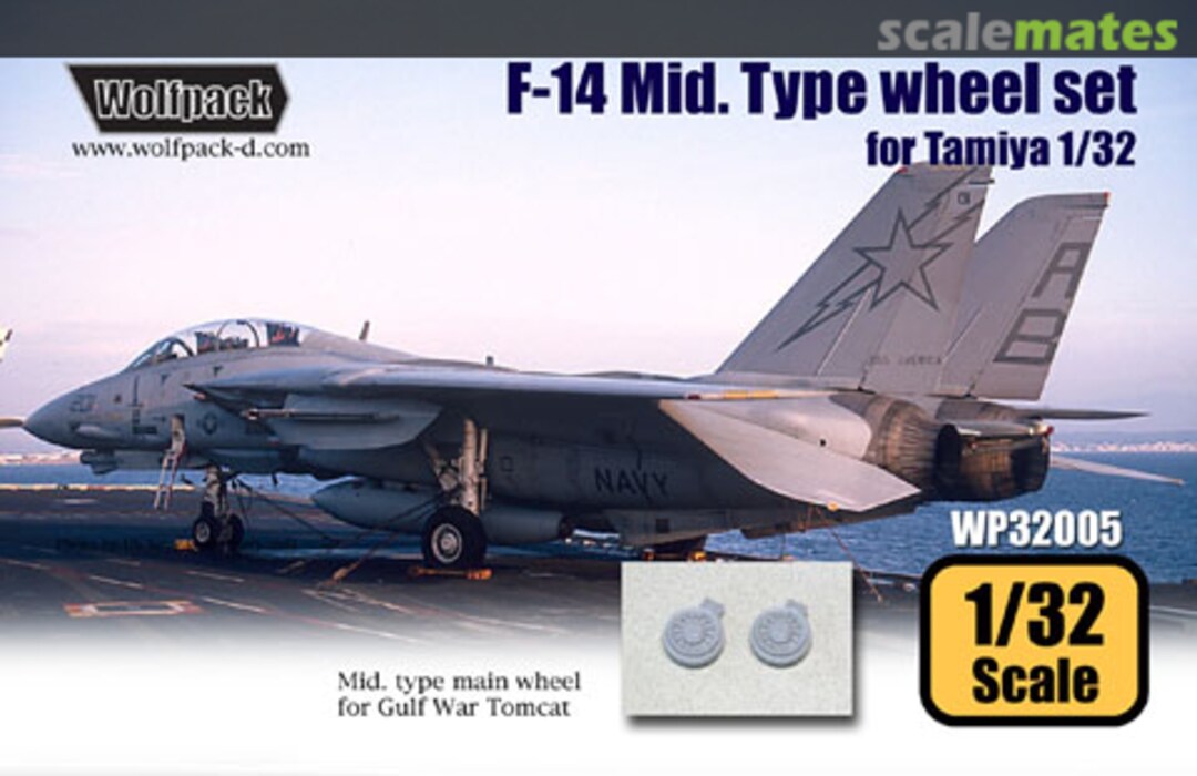 Boxart F-14 Tomcat Mid Type Wheel Set WP32005 Wolfpack