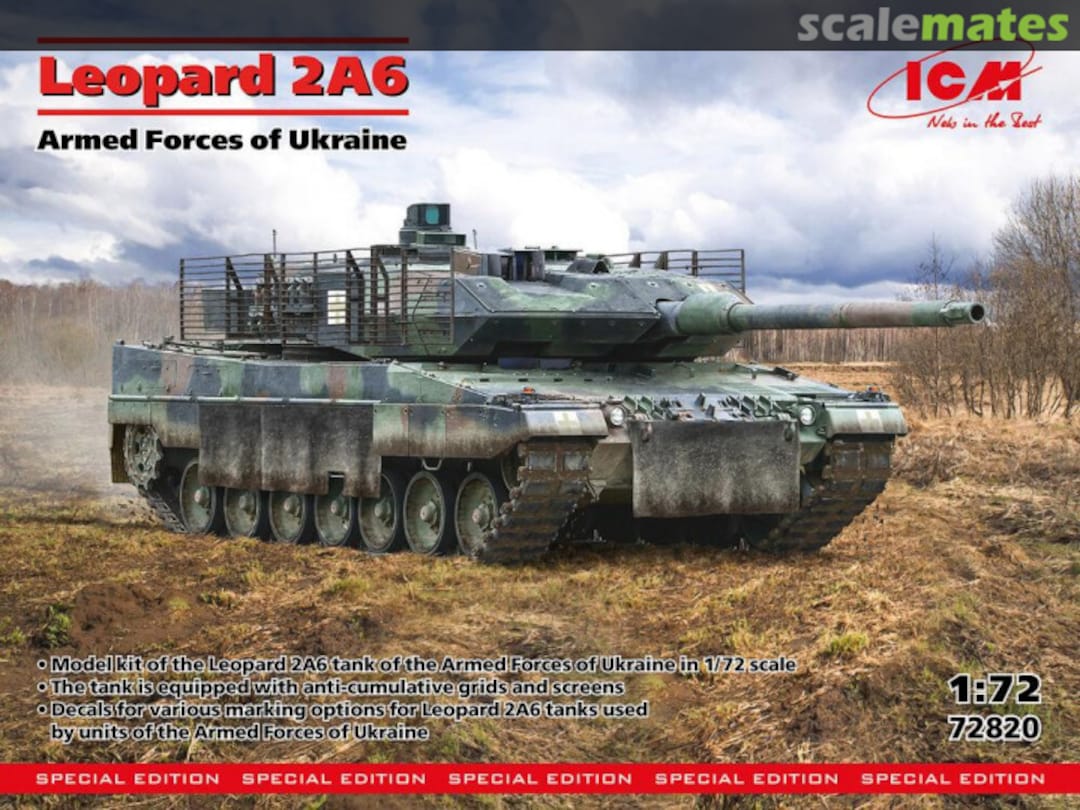 Boxart Leopard 2 A6 72820 ICM