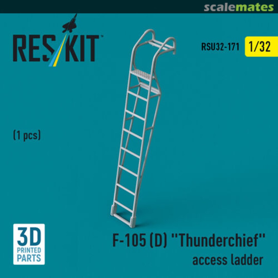 Boxart F-105D Thunderchief – access ladder (1 pcs) RSU32-0171 ResKit