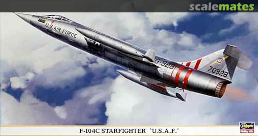 Boxart F-104C Starfighter 'U.S.A.F.' 09725 Hasegawa