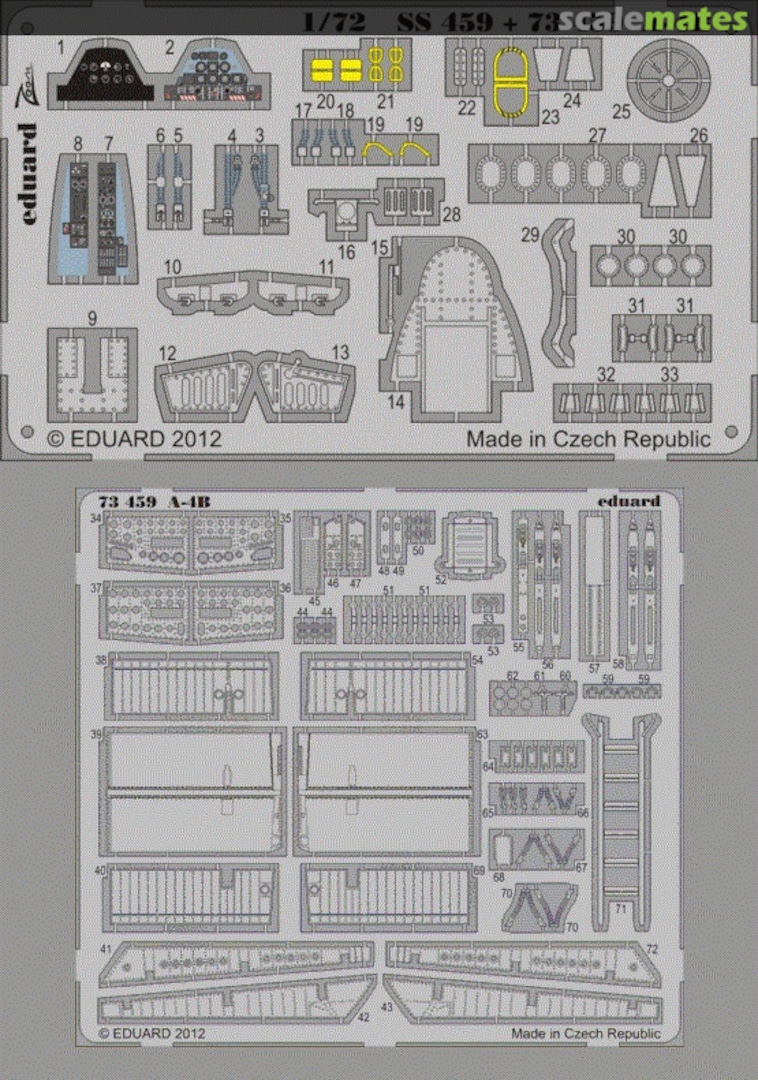 Boxart A-4B S.A. 73459 Eduard