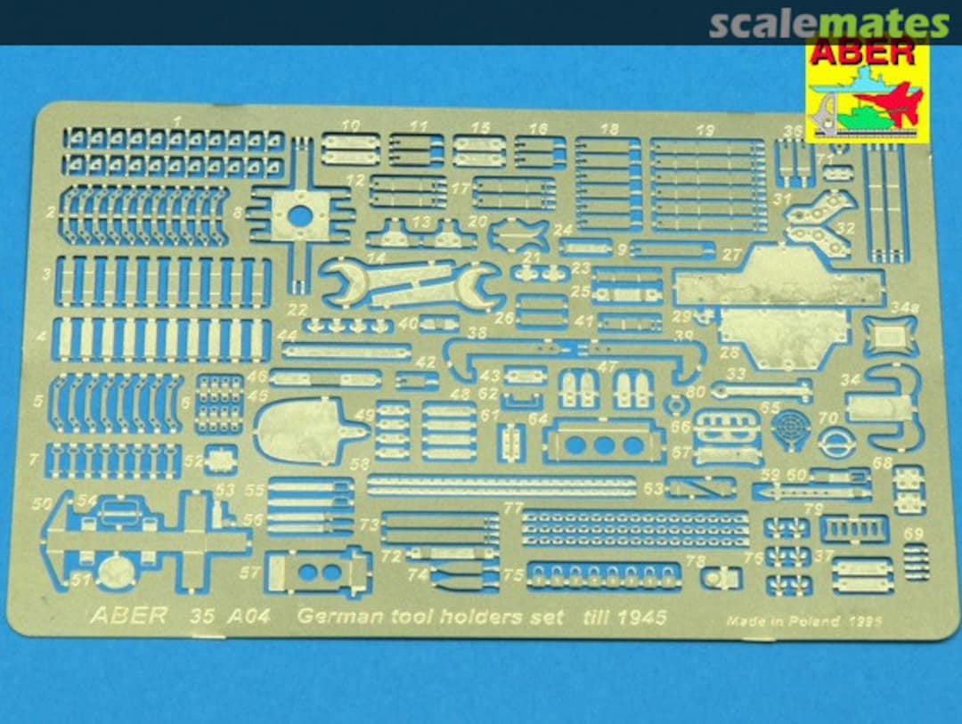 Boxart German tool holders set from 1943-1945 35A04 Aber