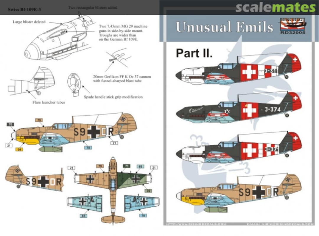 Boxart Unusual Emils - Part II. 32005 Rising Decals