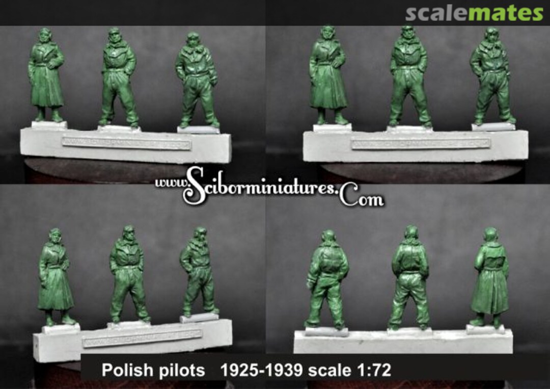 Boxart Polish Pilots 1925-1939 Set #1 72HM0049 Scibor Monstrous Miniatures