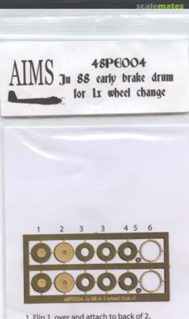 Boxart Ju 88 Early Brake Drum 48PE004 AIMS