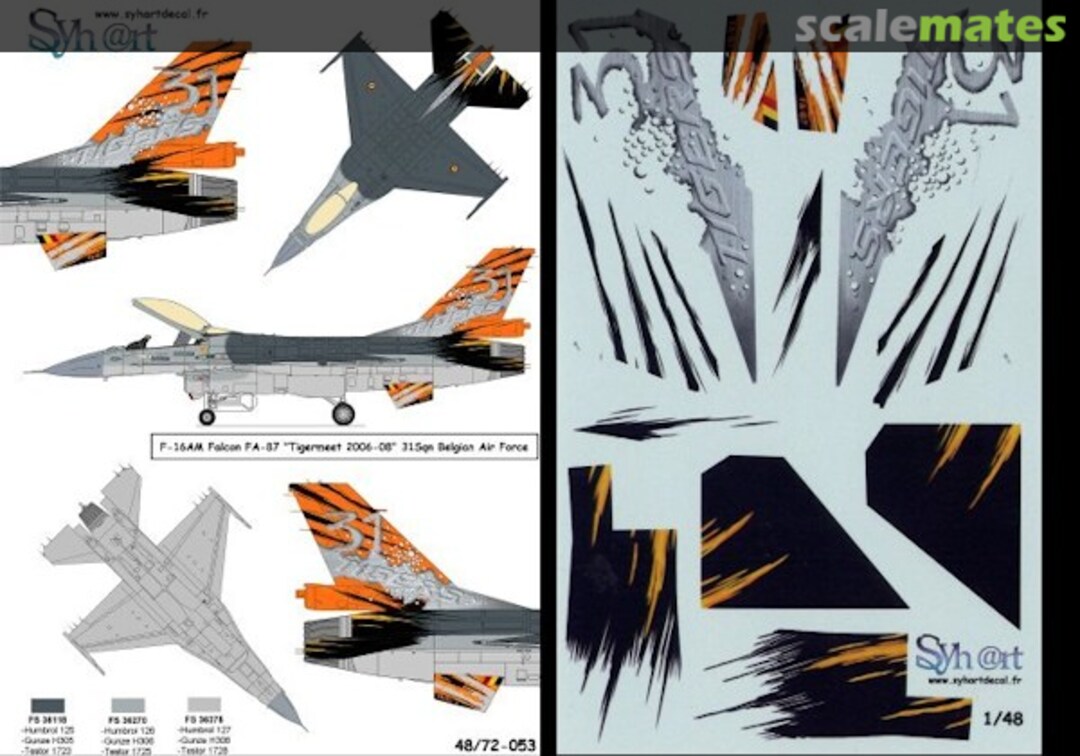 Boxart F-16AM Fighting Falcon 32-053 Syhart