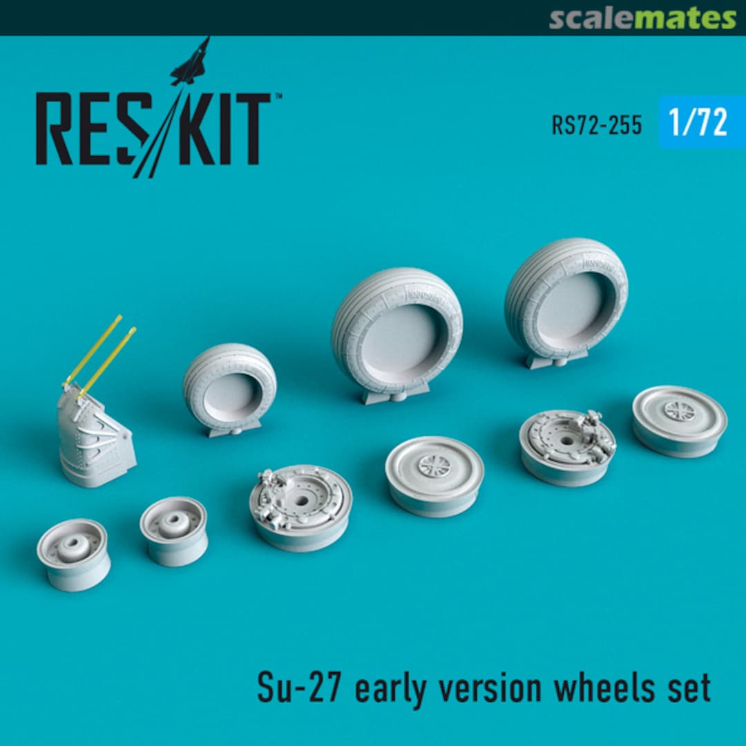 Boxart Su-27 early wheels set RS72-0255 ResKit