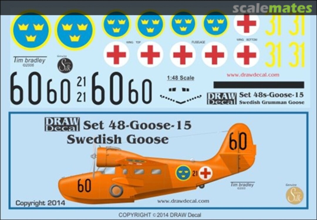 Boxart Swedish Goose 48-Goose-15 Draw Decal