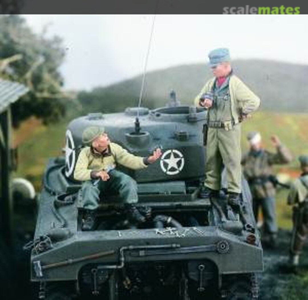 Boxart US Tank Mechanics WWII 2371 Verlinden Productions