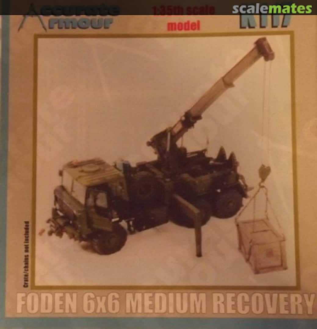 Boxart Foden 6x6 Recovery Vehicle K117 Accurate Armour