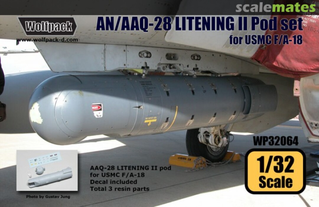 Boxart AN/AAQ-28 LITENING II Pod Set WP32064 Wolfpack