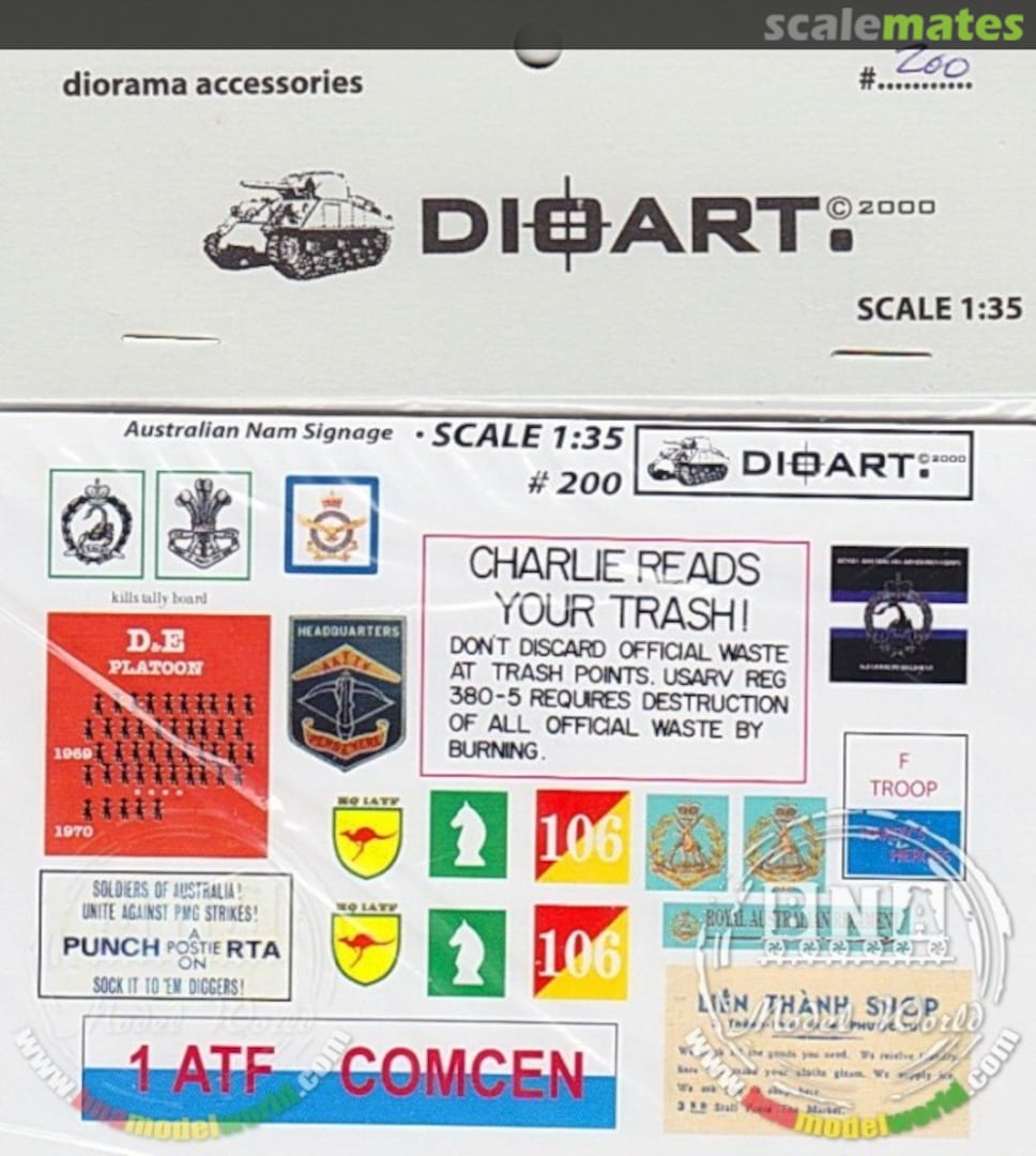 Boxart Australian 'Nam Signage 200 DioArt