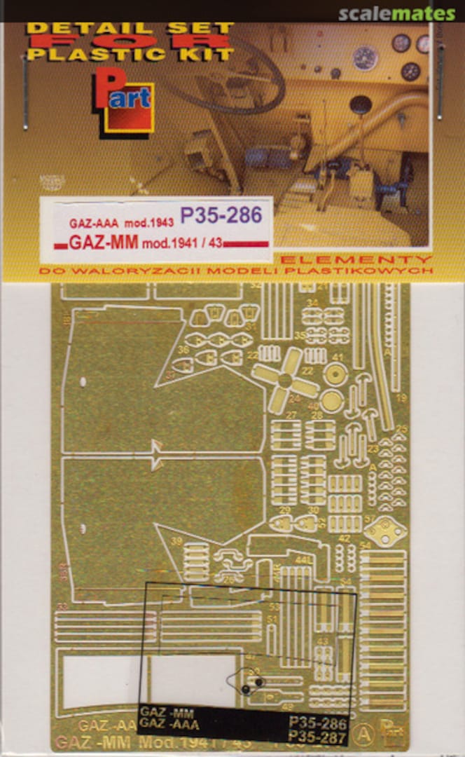 Boxart GAZ-MM mod. 1941/43 P35-286 Part