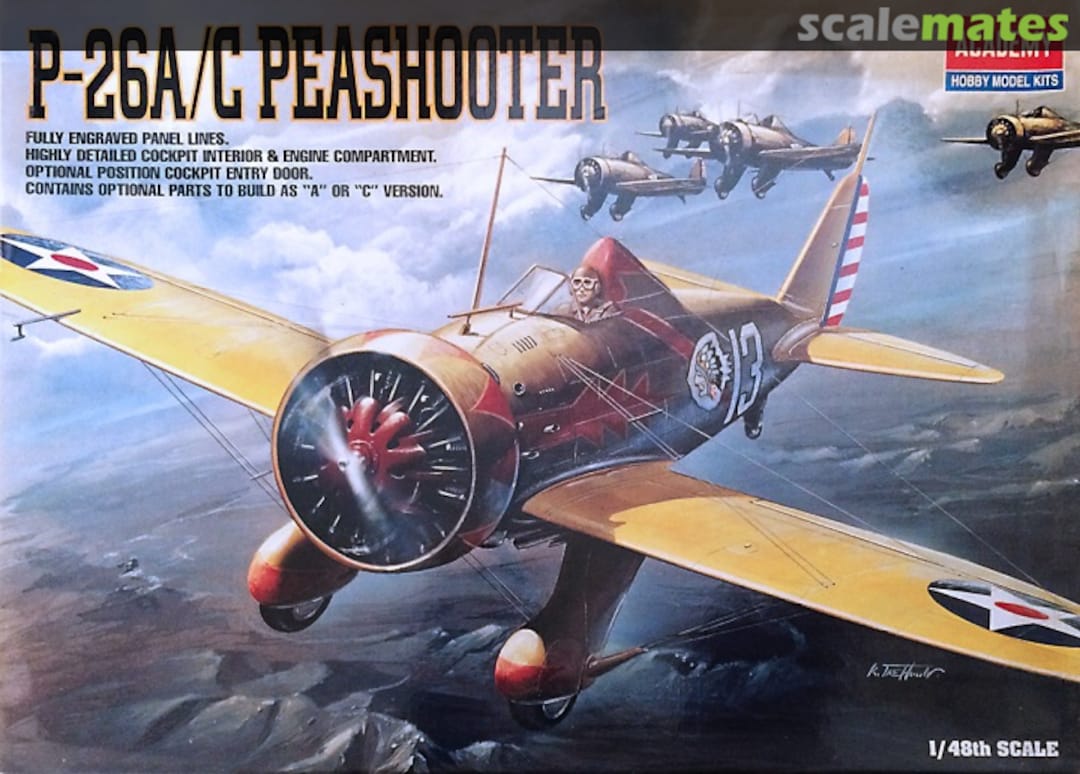 Boxart P-26 A/C PEASHOOTER 2179 Academy